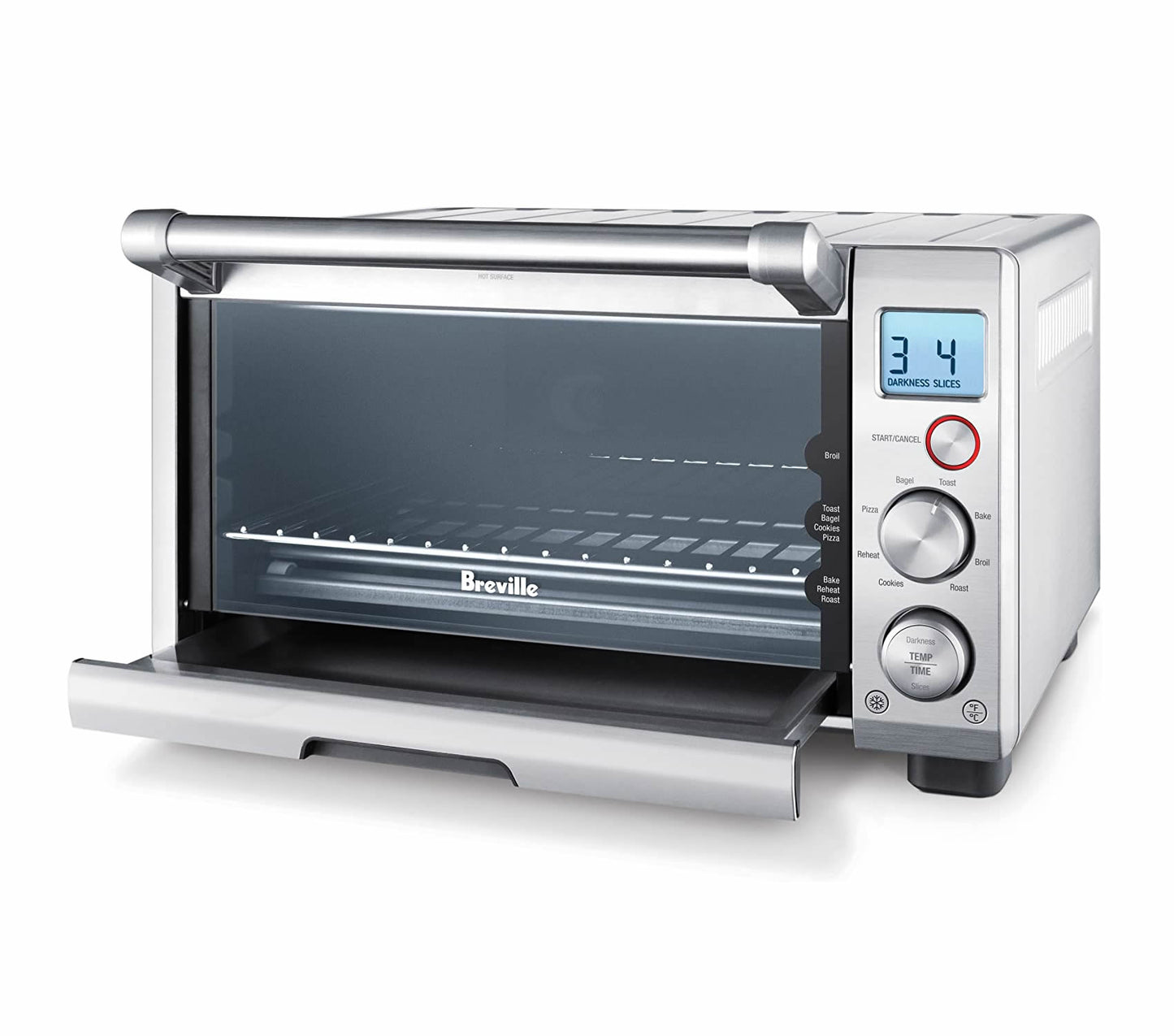 Breville Oven Toaster, Small -  Horno inteligente y compacto de acero inoxidable BOV650XL