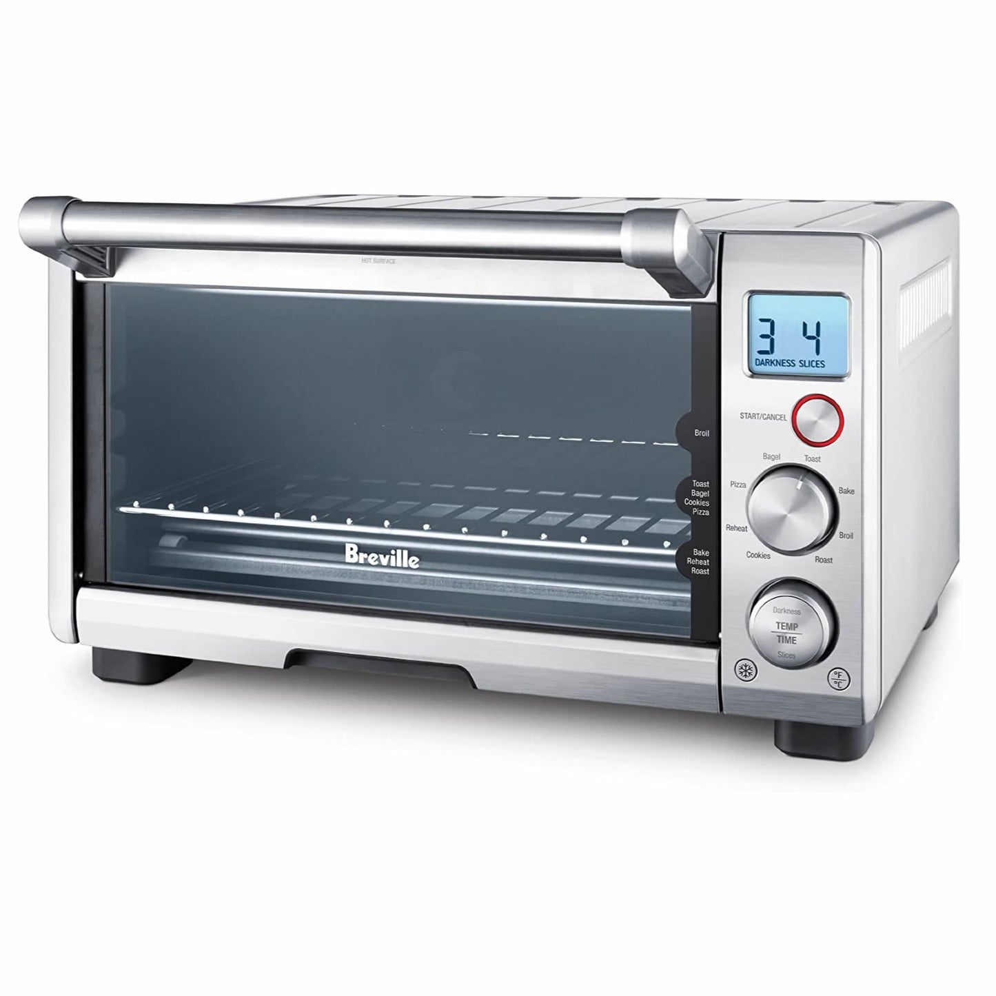 Breville Oven Toaster, Small -  Horno inteligente y compacto de acero inoxidable BOV650XL