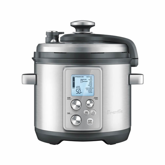 Breville Pro Multi Function Cooker Fast - Slow, Brushed Stainless Steel - Olla de presión BPR700BSS