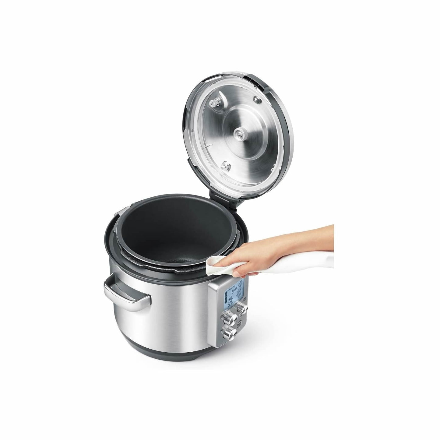 Breville Pro Multi Function Cooker Fast - Slow, Brushed Stainless Steel - Olla de presión BPR700BSS