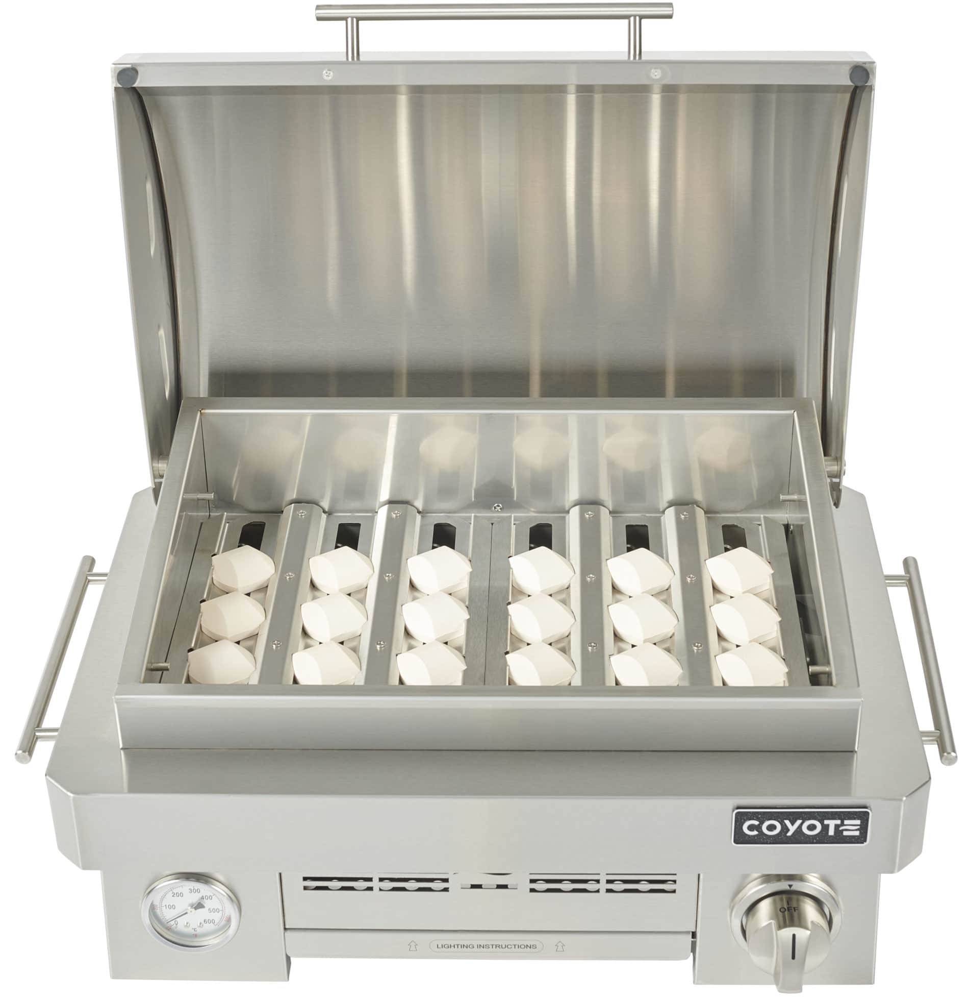 Coyote Parrilla de gas portátil para exteriores C1PORTLP