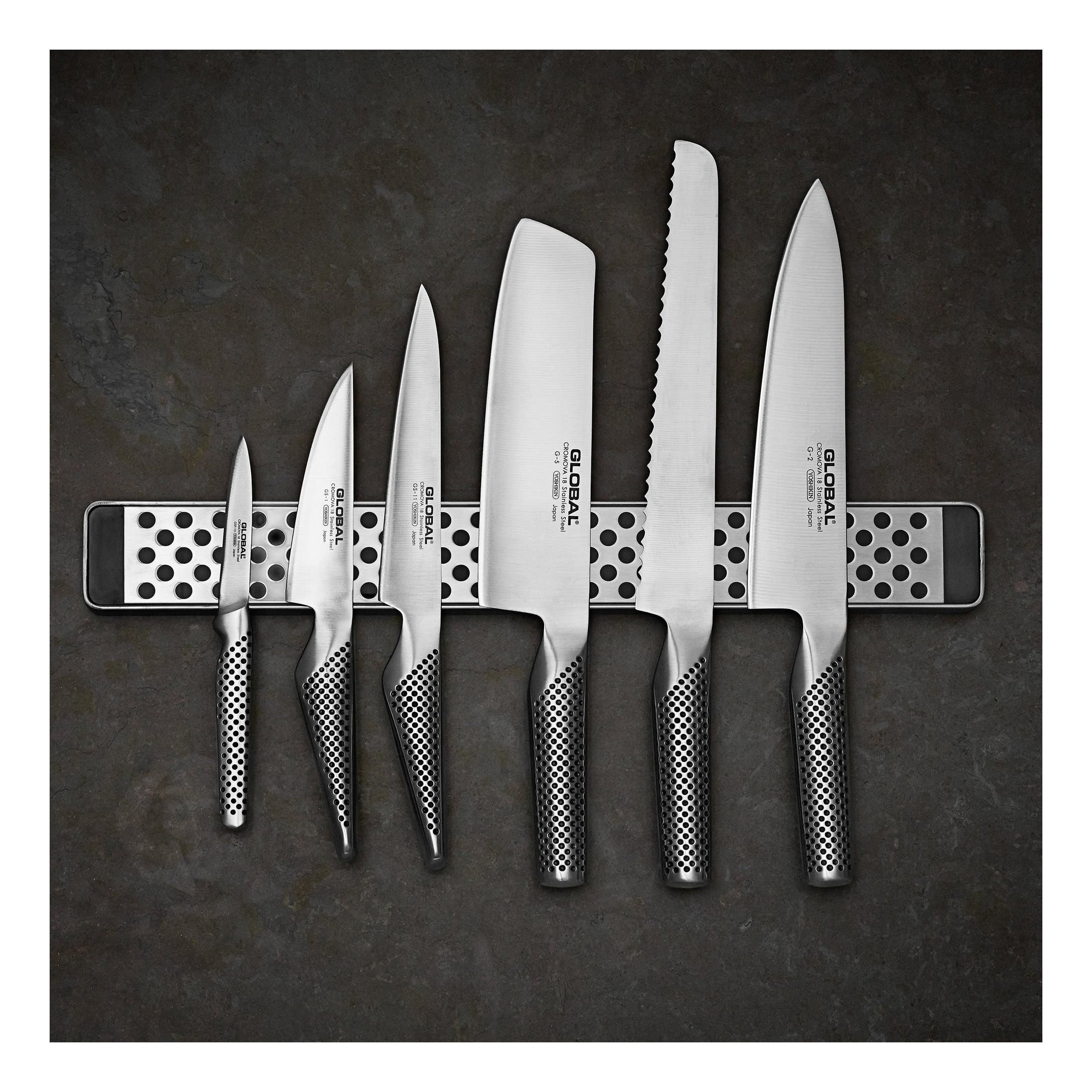 Global Rack Magnetico de Cuchillos, 41cm y 51cm