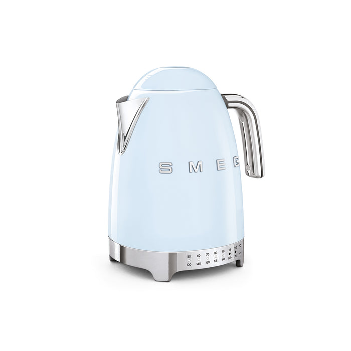 Smeg variable temperature kettle, Pastel Blue KLF04