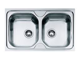 Franke Onda double bowl sink top mount with tap hole ONX620