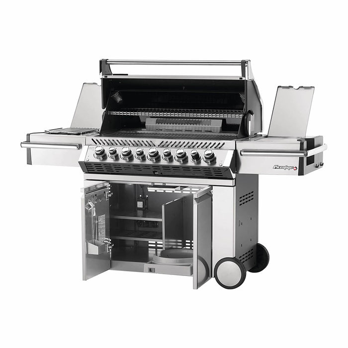 Napoleon Prestige PRO Series Freestanding Gas Grill; with Infrared Rear and Side Burner PRO665RSIB